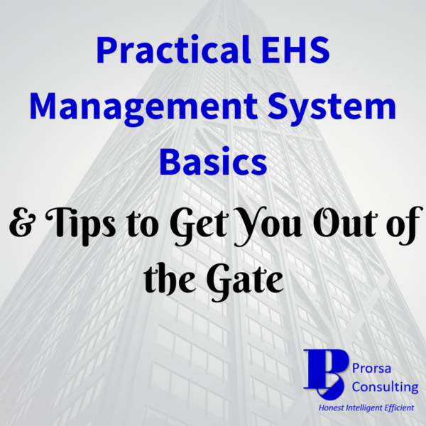 Practical EHS Management System Basics & Tips to Get You Out of the Gate
