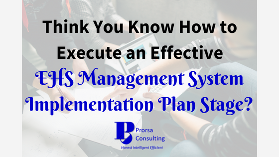 Think You Know How to Execute an Effective EHS Management System Implementation Plan Stage?