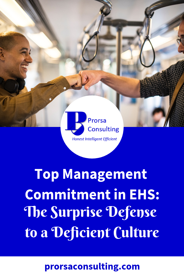 EHS organizational culture remains one of the main issued identified by professionals as an obstacle to EHS success. However, many ignore the role top management commitment in EHS plays in setting the tone for culture. Check out this post for valuable strategies to help top management make a real impact on EHS culture and success. #ehsposts #ehs #ehssafety #hsesafety #managementtips #organizationalleadership #environment #workplacesafety