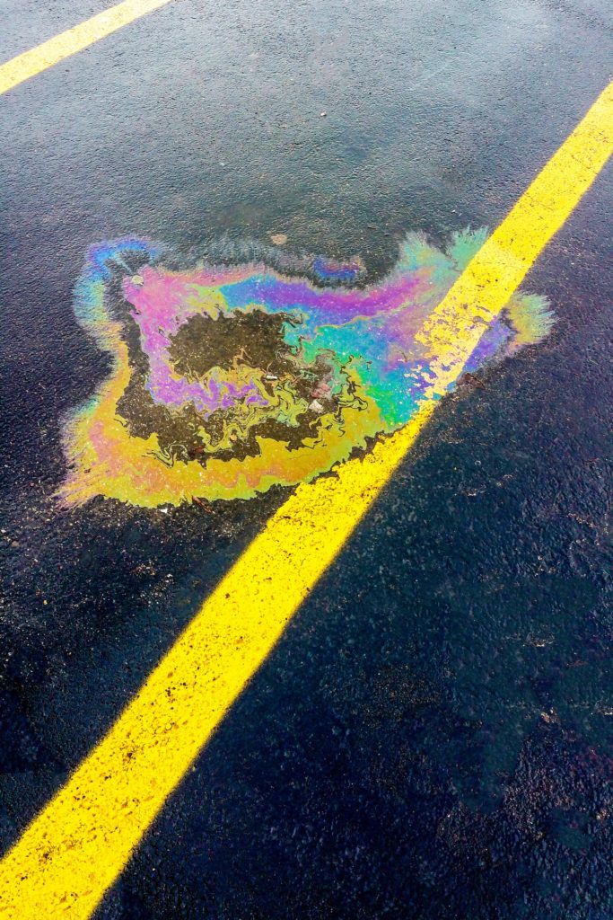 Spill on road