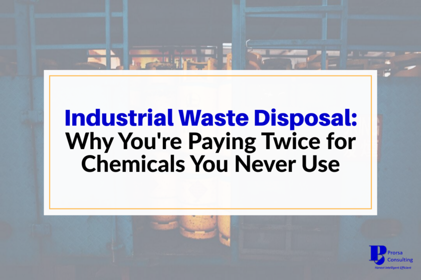 Industrial Waste Disposal: Why You’re Paying Twice for Chemicals You Never Use